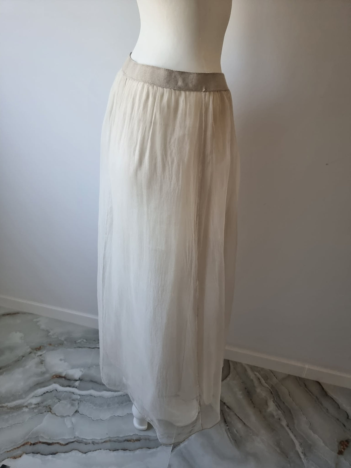 Fustă tulle - organza de mătase