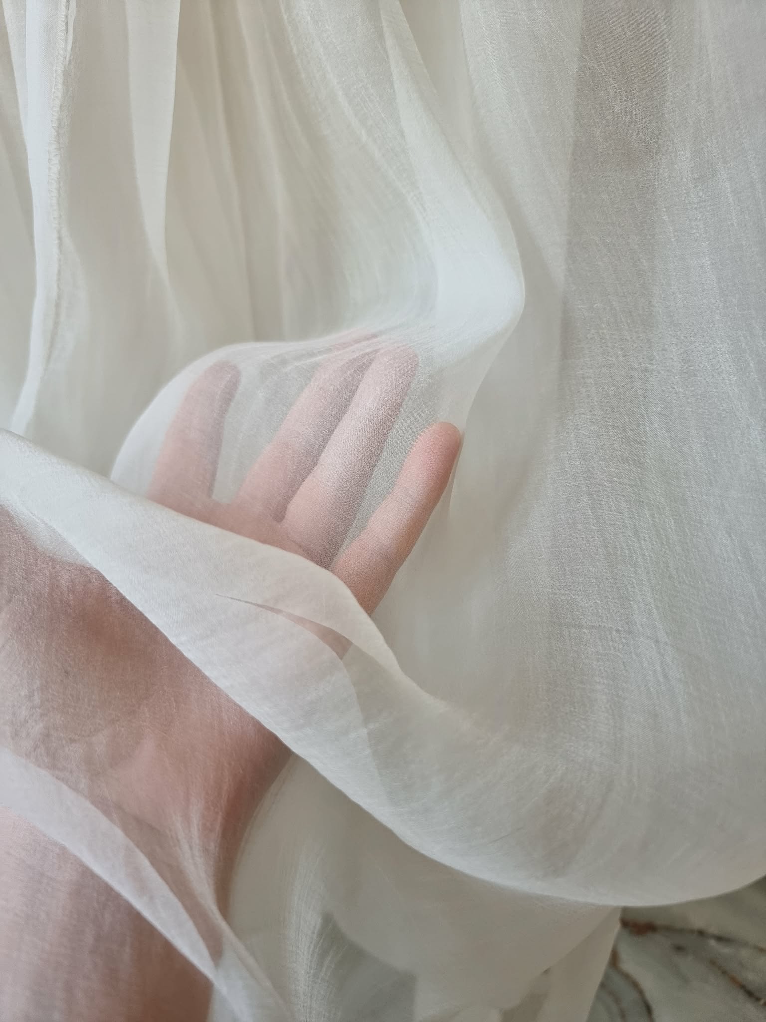Fustă tulle - organza de mătase