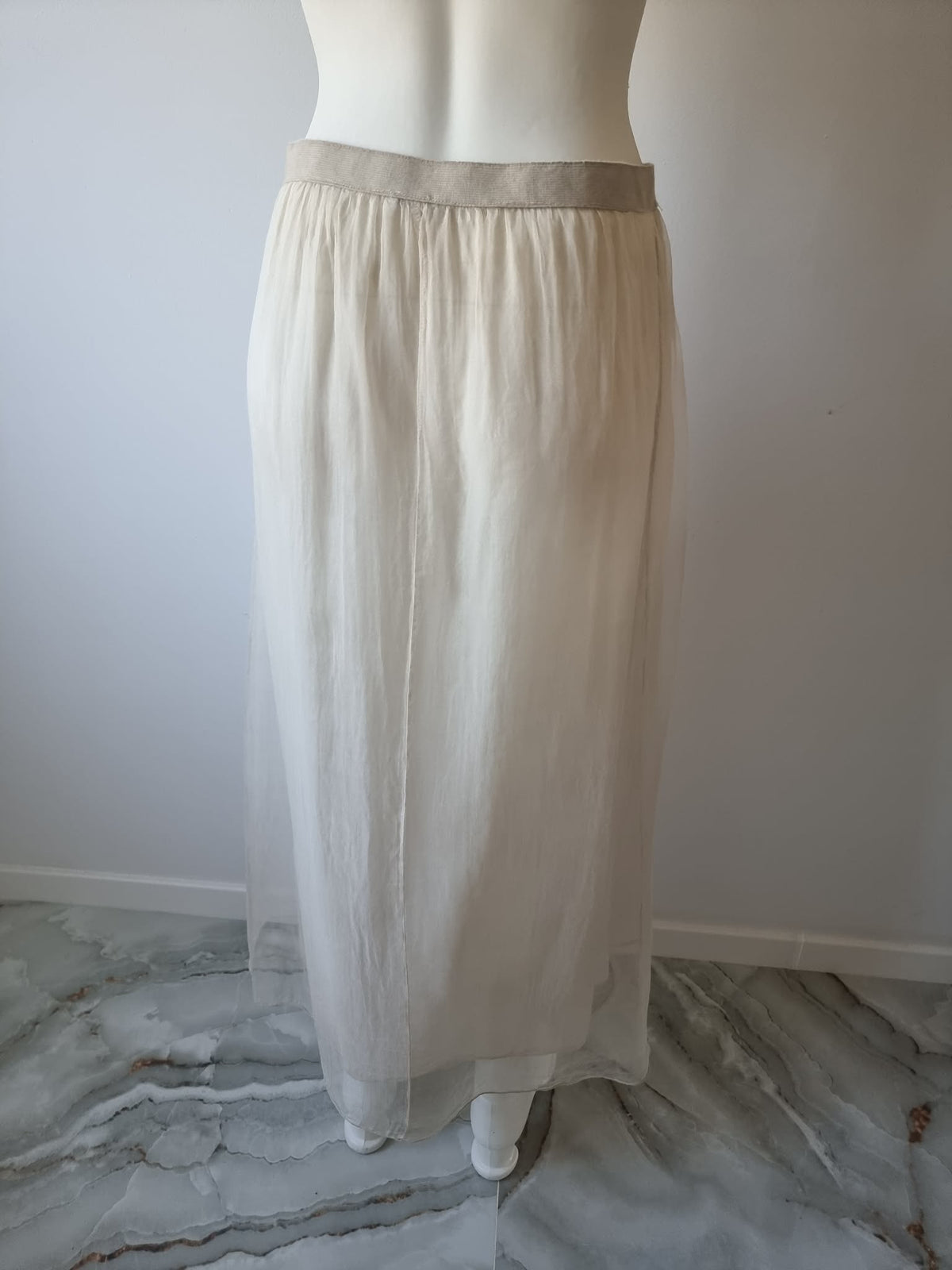 Fustă tulle - organza de mătase