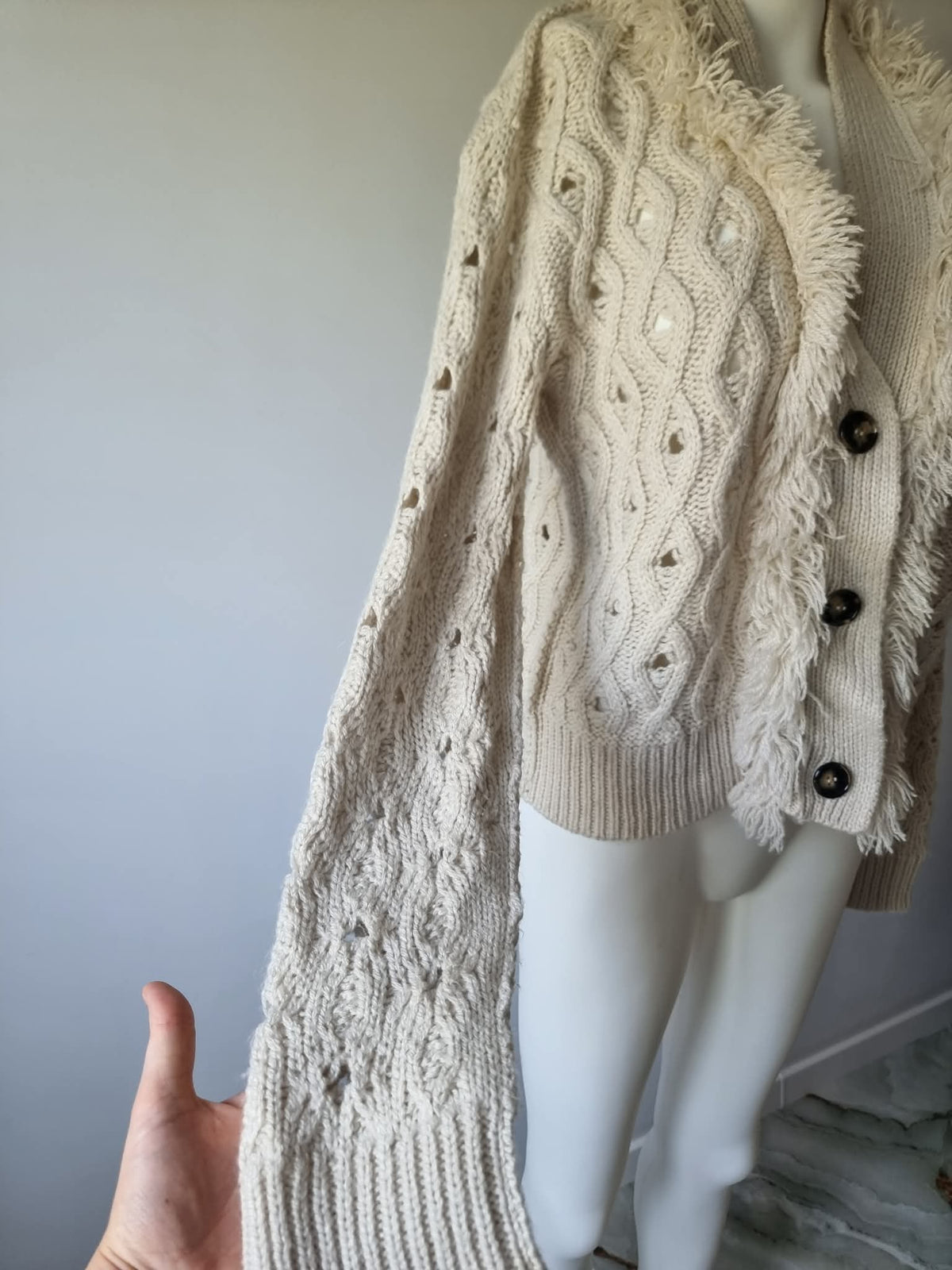 Cardigan Nude