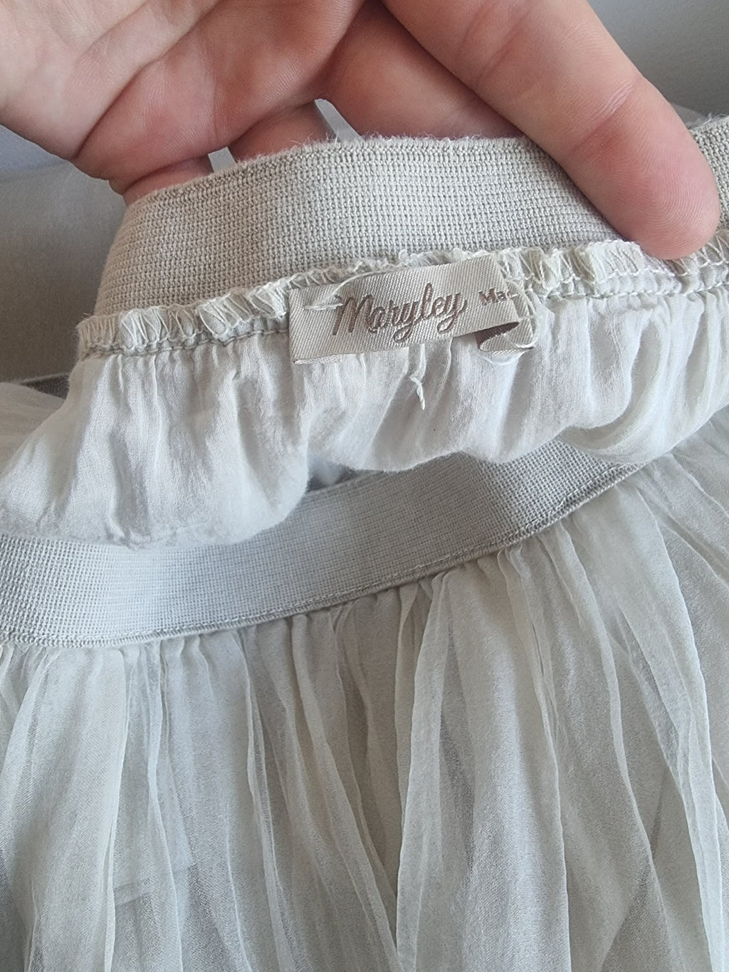 Fustă tulle - organza de mătase
