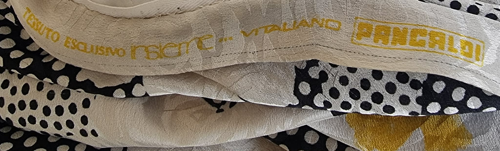 Fustă vintage 100% mătase