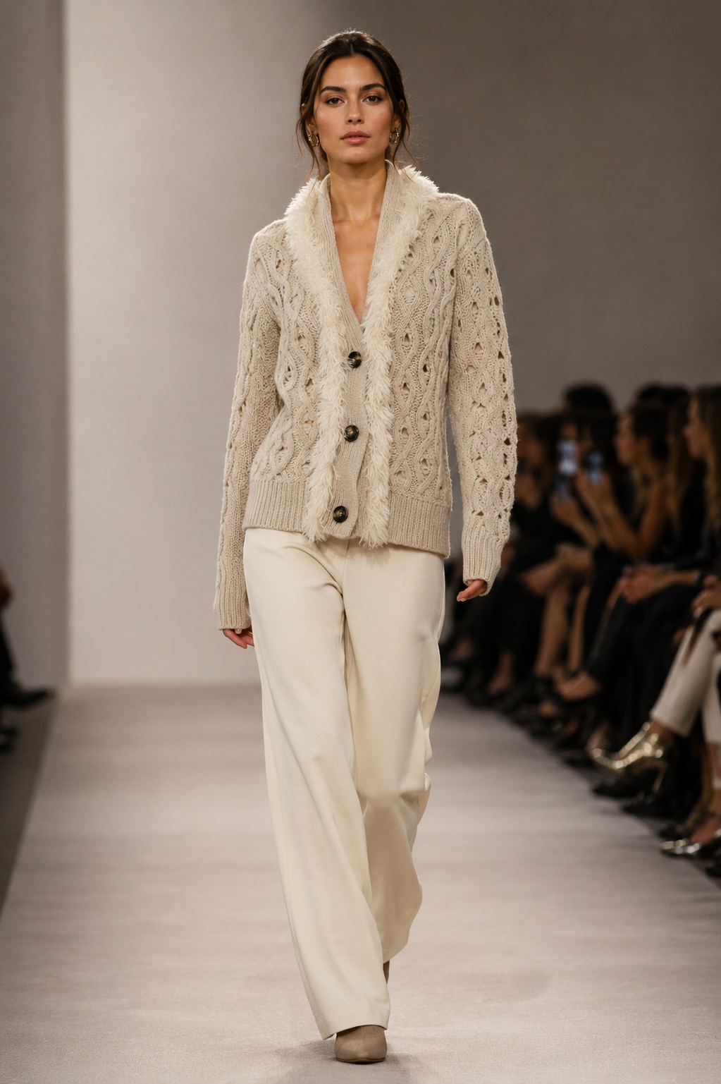 Cardigan Nude