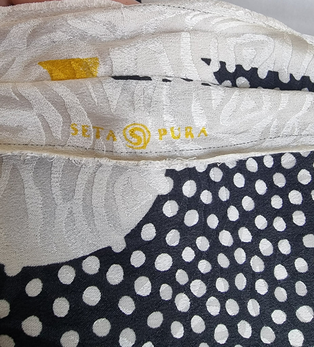 Fustă vintage 100% mătase