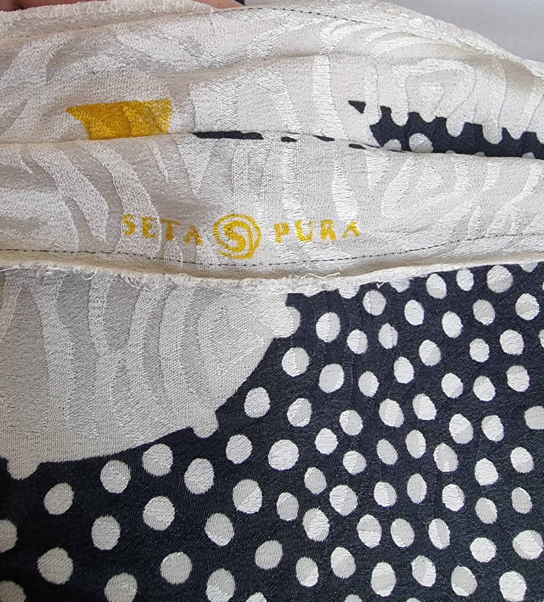 Fustă vintage 100% mătase