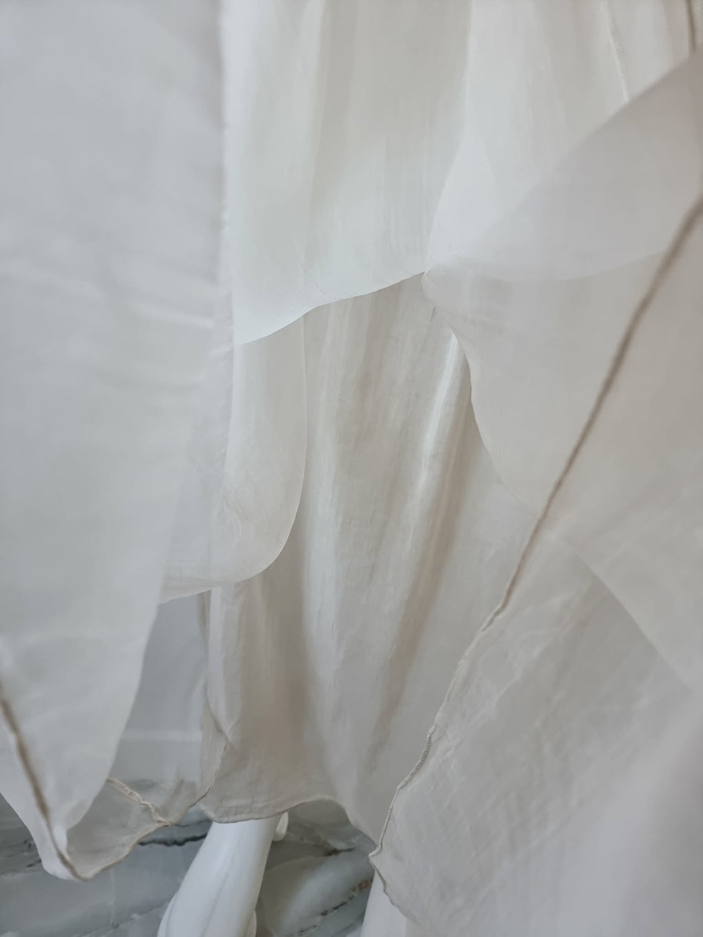 Fustă tulle - organza de mătase