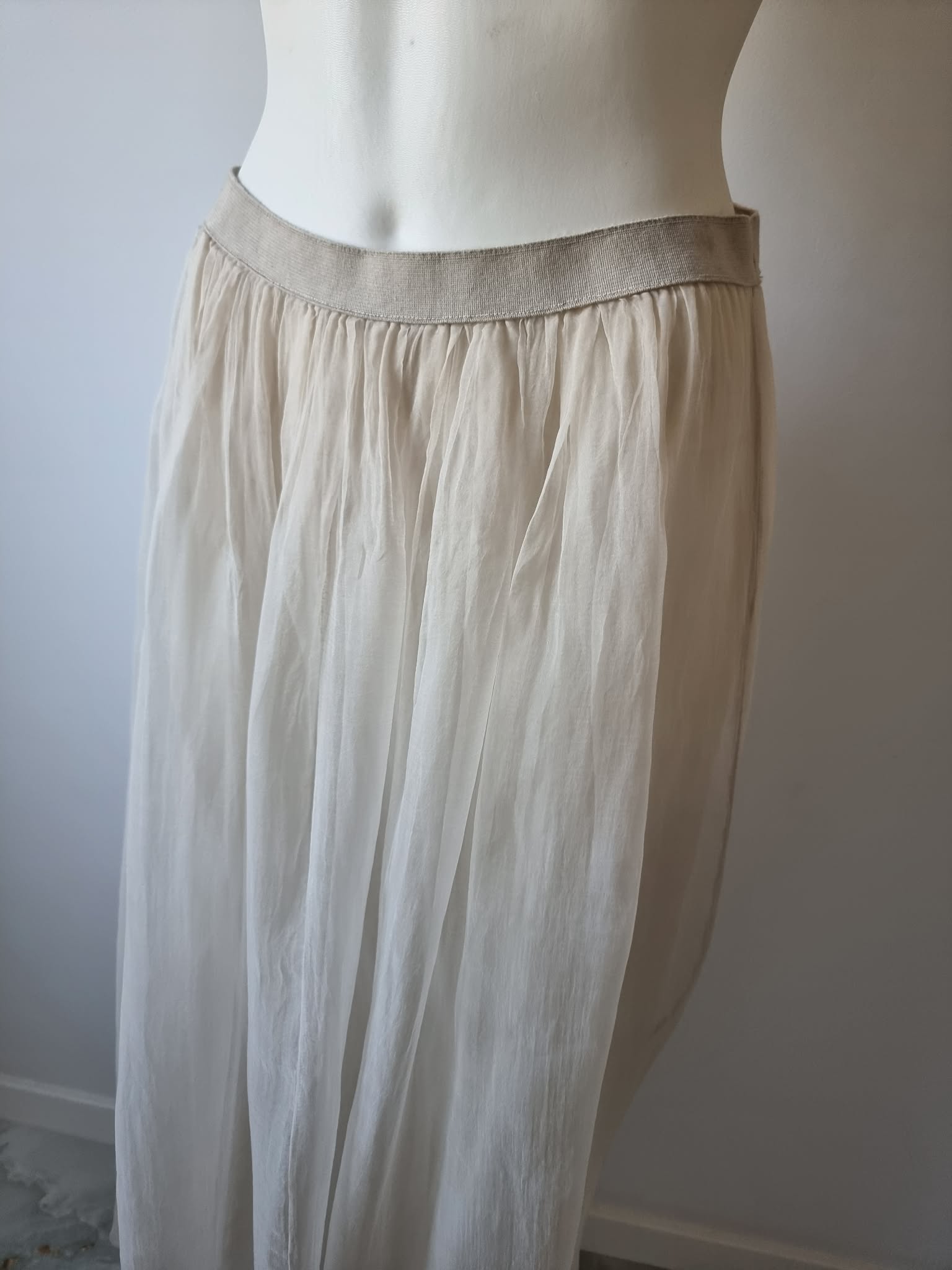 Fustă tulle - organza de mătase