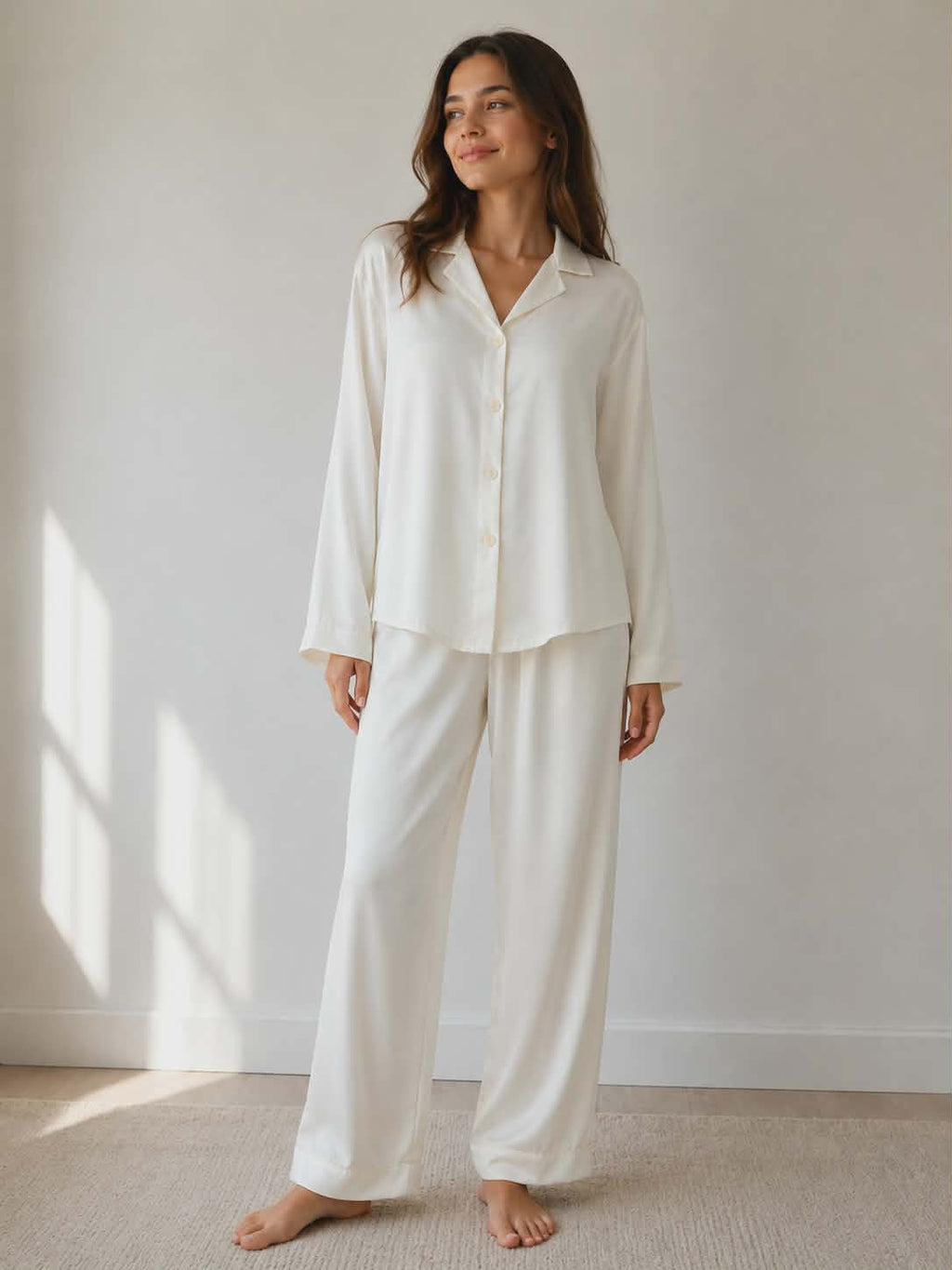 Pijama din mătase mulberry