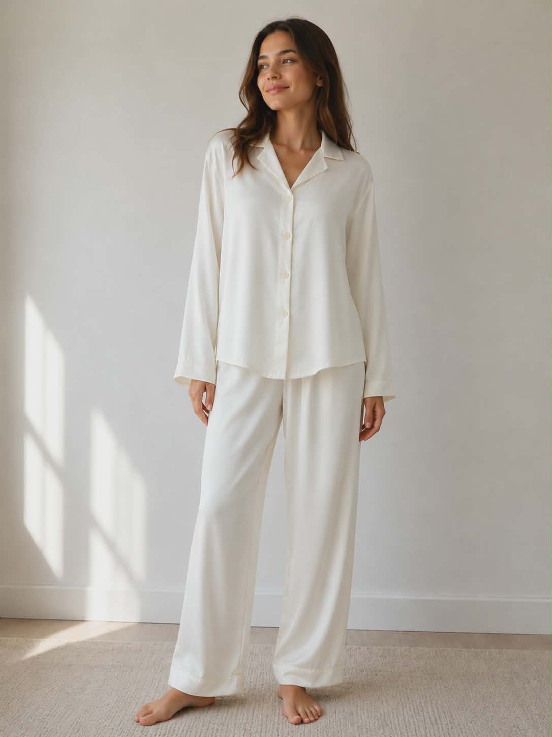 Pijama din mătase mulberry